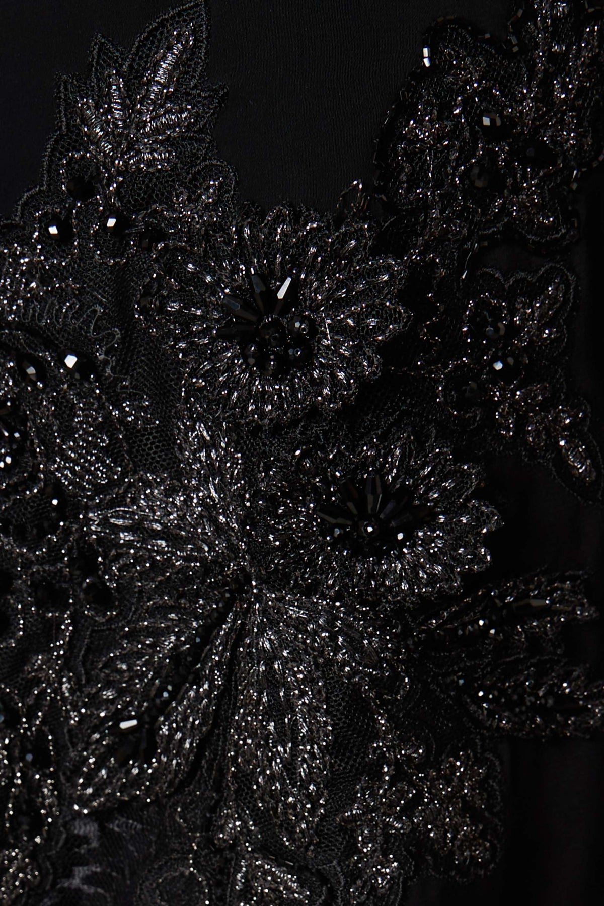 Embroidered Lace Abaya