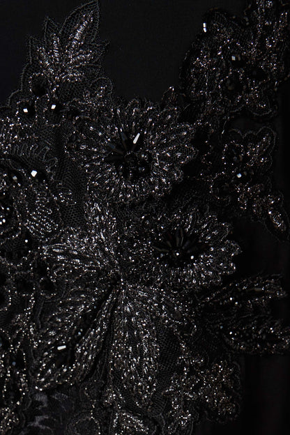 Embroidered Lace Abaya