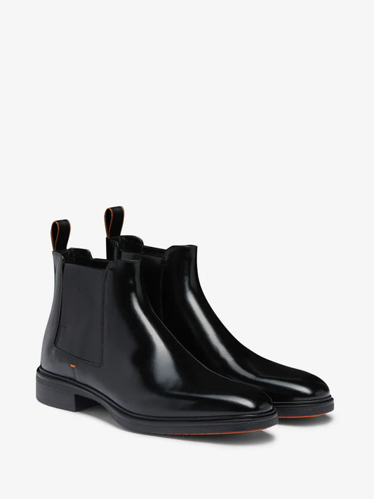 ankle leather boots