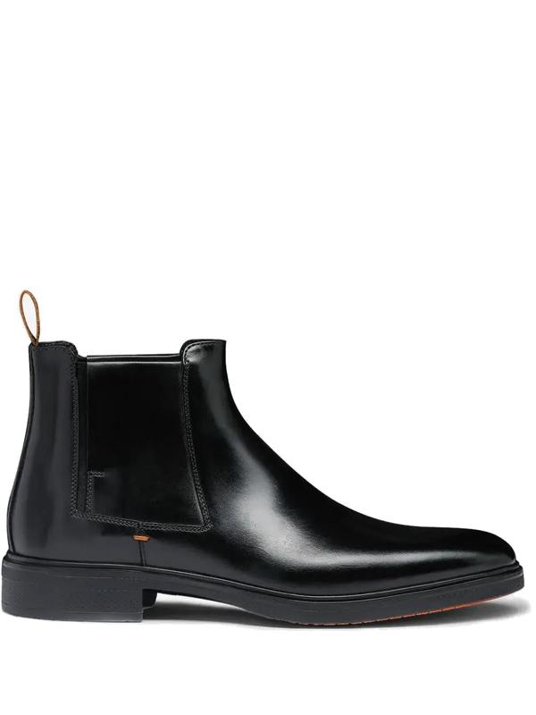 ankle leather boots