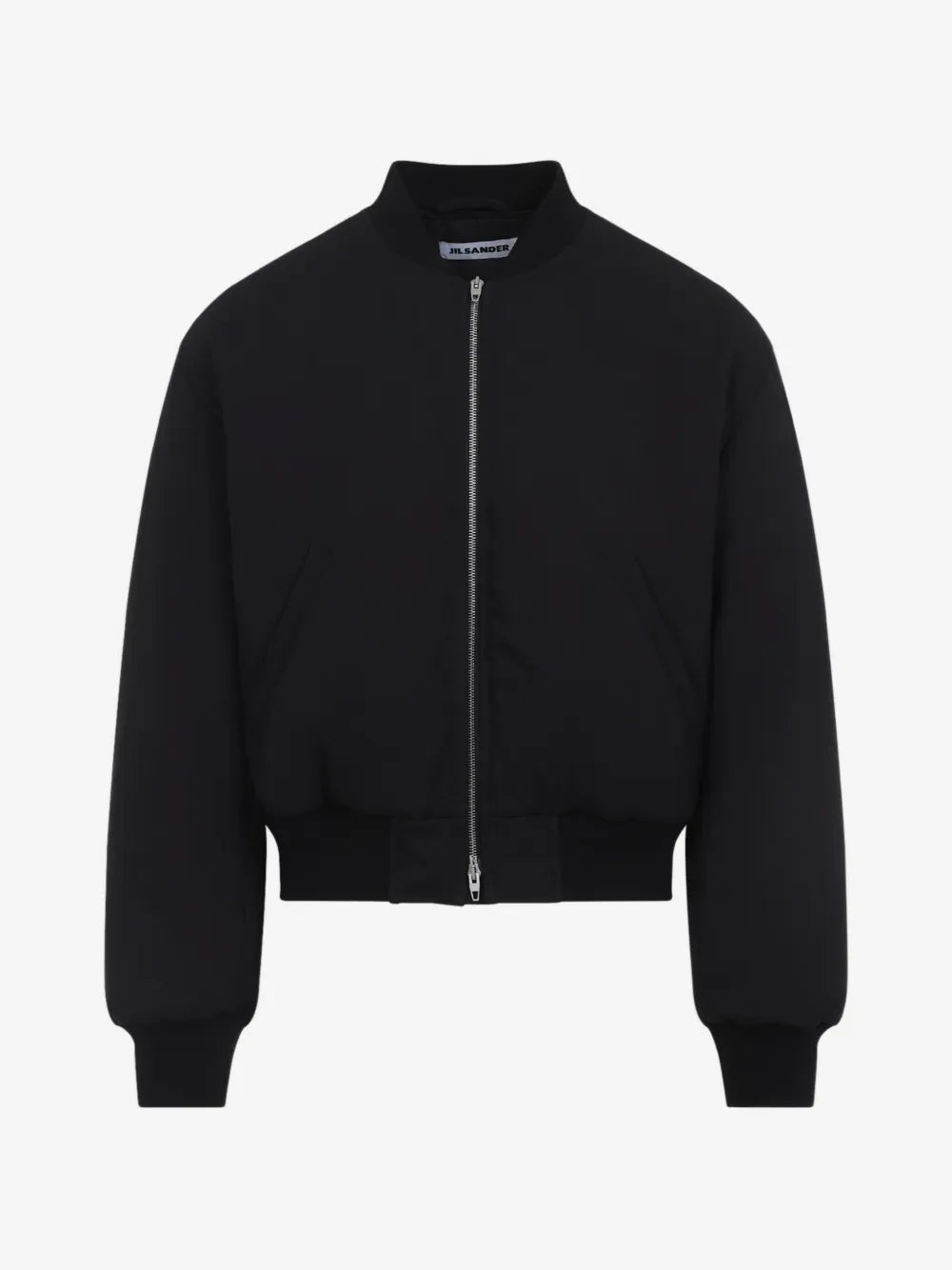 zip-up cutway collar jacket