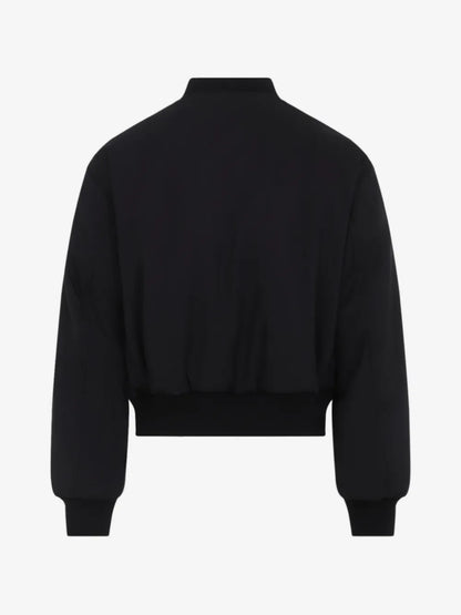 zip-up cutway collar jacket