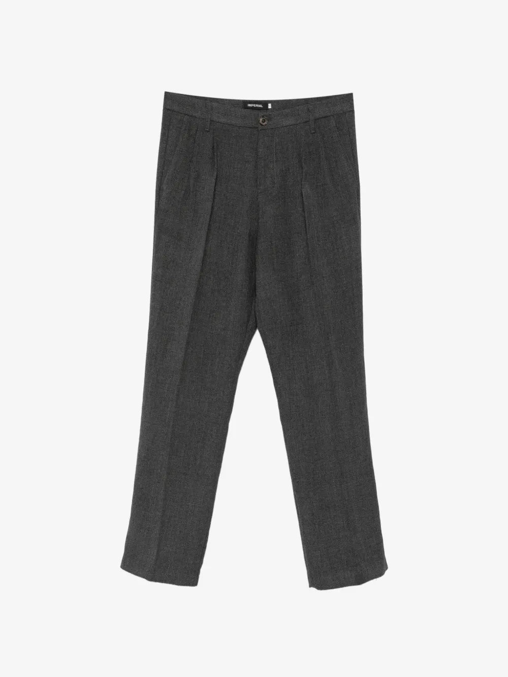 Pleated grey trousers