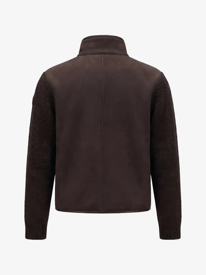 high-neck bomber jacket