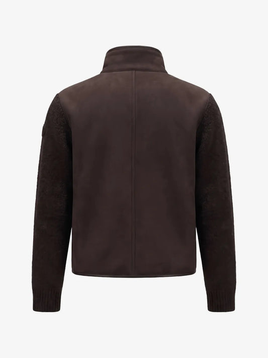 high-neck bomber jacket