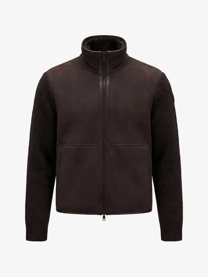 high-neck bomber jacket